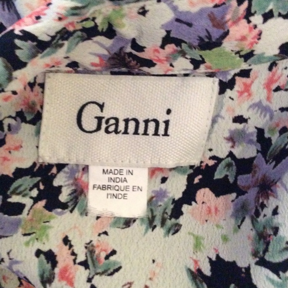 Ganni Floral Babydoll Dress - Picture 9 of 11